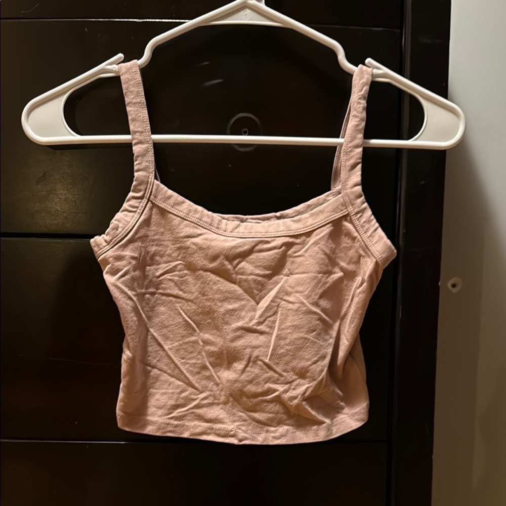 H&M Pink Sleeveless Crop Top